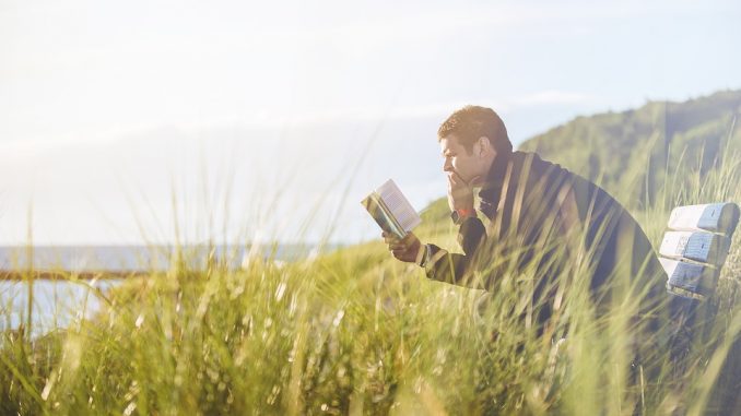 man reading free