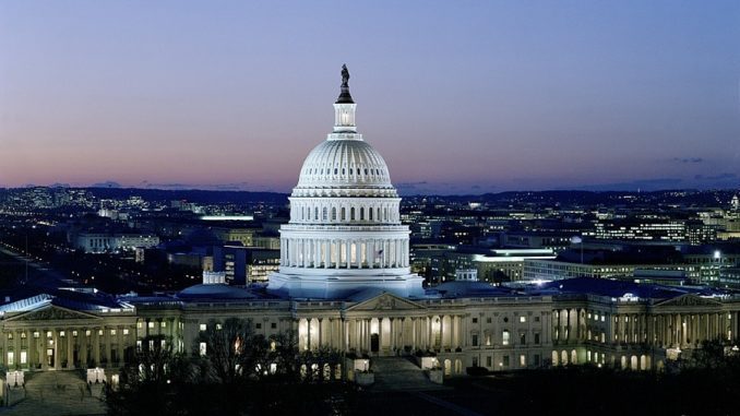 capitol at night