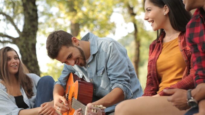 pexels-andrea-piacquadio- guitar buddies- 3777729